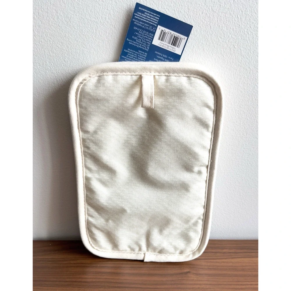 SUR LA Table Kitchen Essentials Lemon Zest Citrus Pot Holders & Mini Oven Mitts